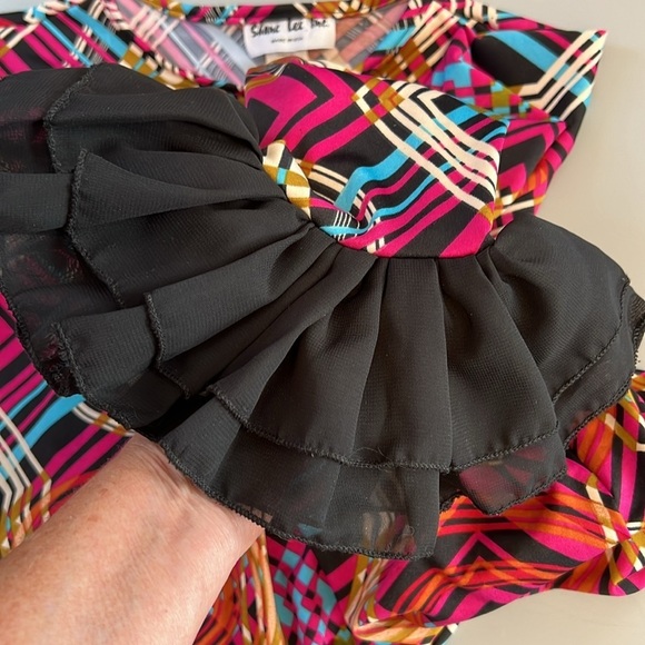 Vintage Shane Lee Inc. 70’s Style Tunic Blouse Top XS - Picture 6 of 7